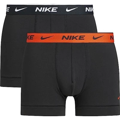 Abbildung von Nike 6P Everyday Cotton Stretch Trunk Schwarz/Grau Baumwolle Large Herren
