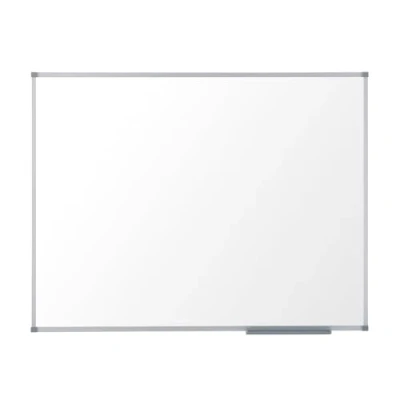 Abbildung von Nobo Prestige Öko Magnetische, Trocken Abwischbare Tafel, Emailliert, 600 x 450 mm, Aluminium Rahmen, Inkl. Marker, Magneten und Montage Kit, Weiß, 1905234