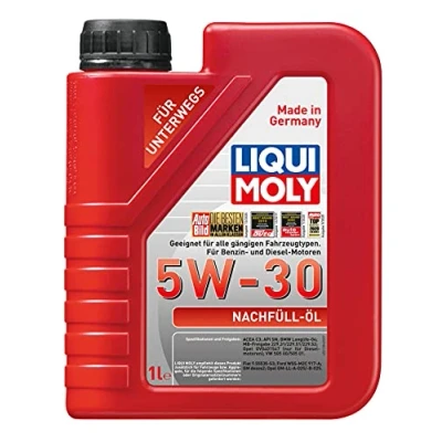 Abbildung von Liqui Moly Top Up 5W 30 1l Motoröl 21286 MERCEDES BENZ: C Klasse Limousine, E T modell, BMW: 5 AUDI: A6 C5 Avant