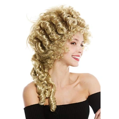 Abbildung von WIG ME UP 91029 ZA89 Perücke Damen Karneval Fasching Historisch Barock Adel blond Marie Antoinette Pompadour Turmfrisur Beehive 50 cm
