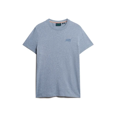 Abbildung von Superdry Vintage LOGO EMB Tshirt basic, Herren, Größe: Large, Bay blue marl