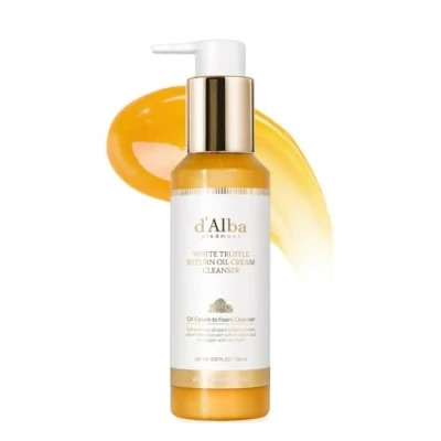 Abbildung von d’Alba Italian White Truffle Return Oil Cream Cleanser, Vegan Hydrating Easy 1 Step Removes Sebum Makeup, Suitable for Sensitive Skin