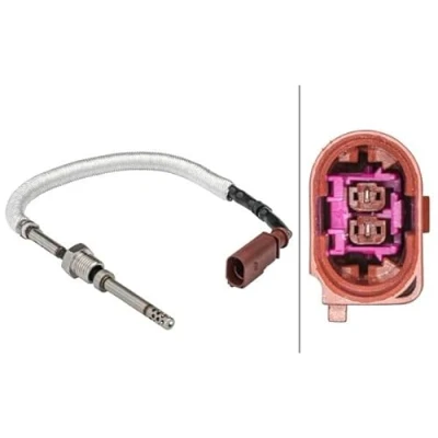 Abbildung von HELLA 6PT 358 181 531 Sensor, Abgastemperatur AUDI: A6 C7 Avant, A4 B8 Q5