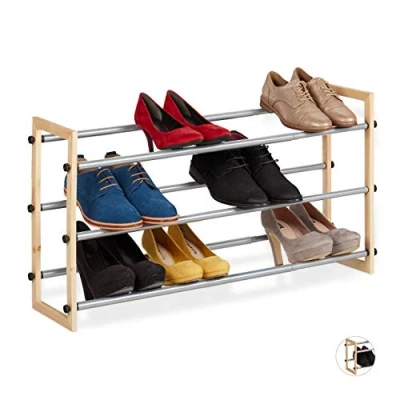 Abbildung von relaxdays Schuhregal ausziehbar, 3