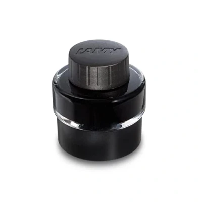 Abbildung von LAMY T 51 Tinte 828 Tintenfass mit Restsammelbecken in der Farbe Schwarz 30 ml