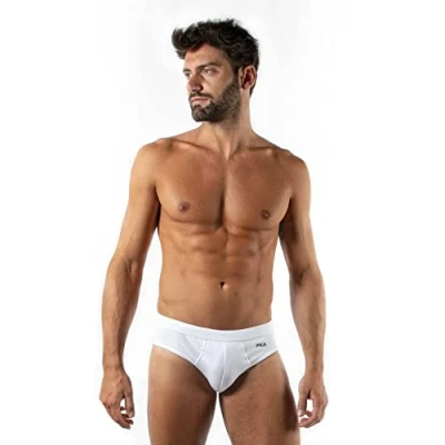 Abbildung von Fila Herren Slip FU5038 Man Brief 200 M, Black,