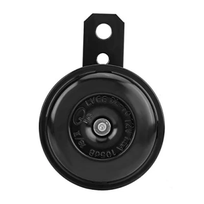Abbildung von Motorrad Hupe, Fydun Laut Horn Universal Wasserdichte Elektrische Hupe Runde Lautsprecher für Roller Moped Dirt Bike