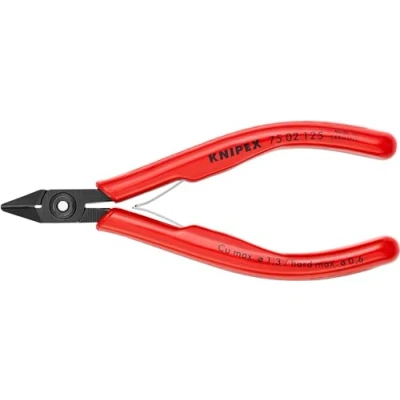 Abbildung von KNIPEX Elektronik Seitenschneider mit Kunststoff Hüllen brüniert 125 mm 75 02