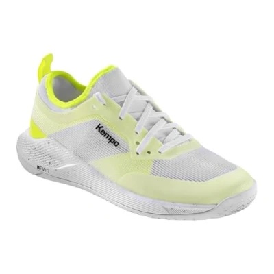 Abbildung von Kempa Kourtfly Handballschuh, Damen, Größe: 40.5, White fluo yellow Schuhe