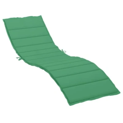 Abbildung von vidaXL Sonnenliege Auflage, Liegenauflage Outdoor, Polster Auflage für Gartenliege Liegestuhl, Polsterauflage, Grün 200x70x3cm Oxford Gewebe