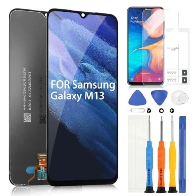 Abbildung von ARSSLY LCD Display für Samsung Galaxy M13 M135F 6,6 Zoll Bildschirm Ersatz SM Touchscreen Digitizer Montage Reparatur Teile mit kostenlosem Werkzeug