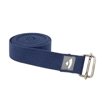 Abbildung von bodhi Yogamatte Yogagurt ASANA BELT PRO, 3m x 38mm, metall schwarz