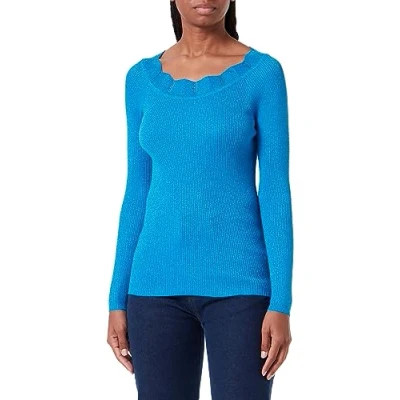 Abbildung von ICHI Damen IHMOPAZ LS2 Pullover, 184250/Indigo Bunting, XL