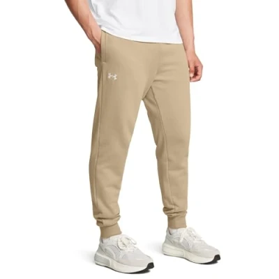 Abbildung von Under Armour Rival Fleece Jogger, warme und Bequeme Trainingshose, Jogginghose mit Taschen für Herren, City Khaki (299), L