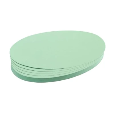 Abbildung von FRANKEN Moderationskarten Oval, 190 x 110 mm, 500 Stück, hellgrün, UMZ 1119 19