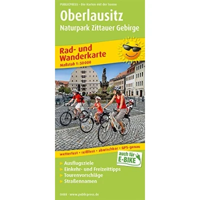 Abbildung von Oberlausitz Naturpark Zittauer Gebirge: Rad und Wanderkarte mit Ausflugszielen, Einkehr &amp; Freizeittipps, wetterfest, reissfest, abwischbar, GPS genau. 1:50000 (Rad Wanderkarte: RuWK)