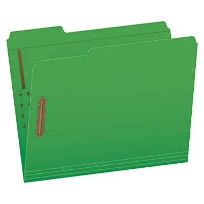 Abbildung von Pendaflex 22140GW Schnellhefter, 2 Verschlüsse, Briefgröße, Grün, 1/3 Zuschnitt Taben links, rechts, mittige Positionen, 50 Stück