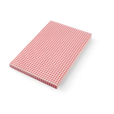 Abbildung von HENDI Platzset, Fettdichtes Einschlagpapier, Karomuster, aus fettdichtem Papier, Stückzahl: 500 Blatt, 420x275mm