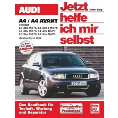 Abbildung von Audi A4 Benziner: 1,6 Liter 102 PS; 1,8 T 150 2,0 130 2,4 175 2,8 193 3,0 220 PS (Jetzt helfe ich mir selbst)