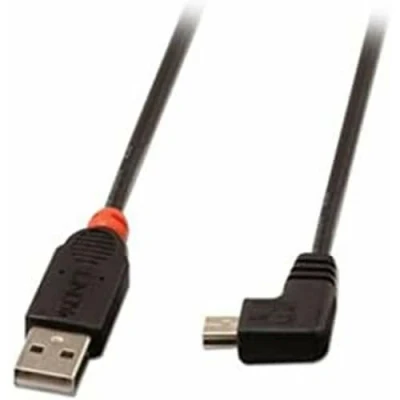 Abbildung von Lindy 31972 USB 2.0 Kabel Typ A Stecker / Mini B 90 gewinkelt 2m