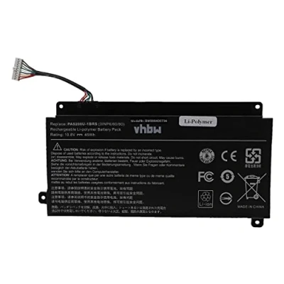Abbildung von vhbw Akku Ersatz für Toshiba P000619700, PA5208U 1BRS, P000645710 Notebook (4166 mAh, 10,8 V, Li Polymer)