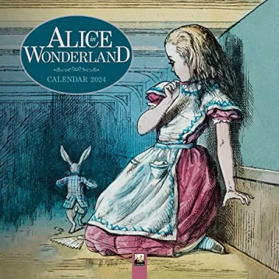 Abbildung von Alice in Wonderland im Wunderland 2024: Original Flame Tree Publishing Kalender [Kalender] (Wall Kalender)