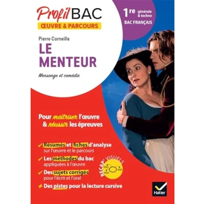 Abbildung von Profil Le Menteur (Bac de français 2025): analyse l&#039;oeuvre et du parcours au programme (1re générale technologique)