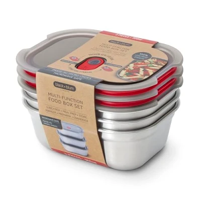 Abbildung von Multifunktionsboxen Steel Food Box Set 900 ml