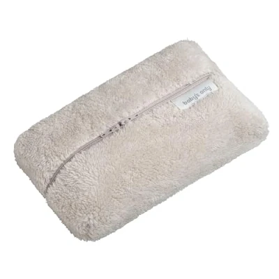 Abbildung von Baby&#039;s Only Baby Feuchttücherbezug Cozy Feuchttücher Box aus Teddystoff Bezug für Wipes Organizer Wickeltasche Urban Taupe