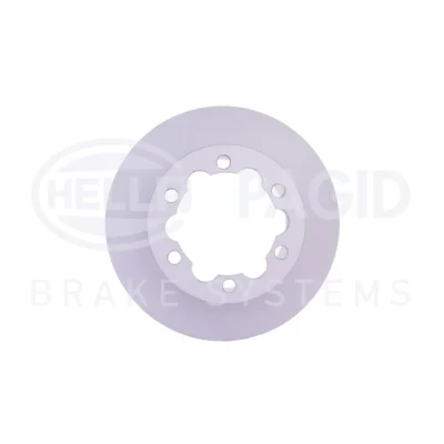 Abbildung von HELLA PRO High Carbon 8DD 355 129 411 Bremsscheibe 303 28 06/06 145 innenbelüftet beschichtet hochgekohlt ohne Radbefestigungsbolzen, Radnabe