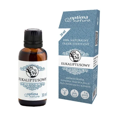 Abbildung von Eukalyptusöl Optima Natura 100% Naturreines Ätherisches, Eucalyptus Oil, Ideal für Aromatherapie 30ml