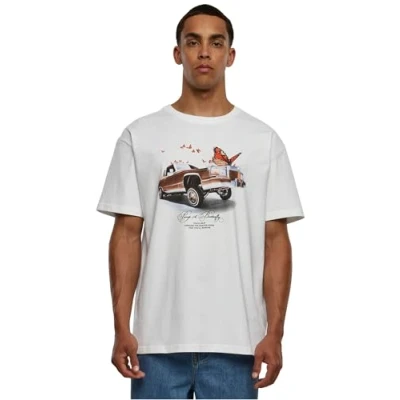 Abbildung von Upscale by Mister Tee PIMP A Tshirt print, Herren, Größe: 3XL, White