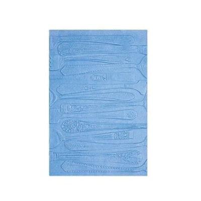 Abbildung von Sizzix 3 D Textured Impressions Embossing Folder Silverware 666047 Eileen Hull (10 22)