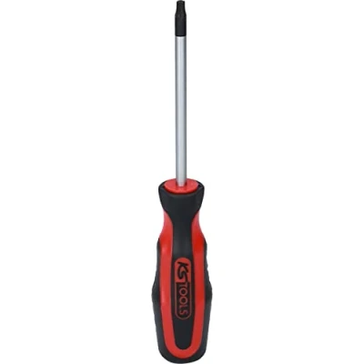 Abbildung von KS TOOLS 159.1055 Schraubendreher TB25 205, 100 mit Stirnlochbohrung, Torx
