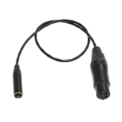 Abbildung von HangTon Audiokabel Mini XLR auf Full Size 3 polig für Blackmagic Design Pocket Cinema Kamera 4K 6K und Video Assist 50,8 cm