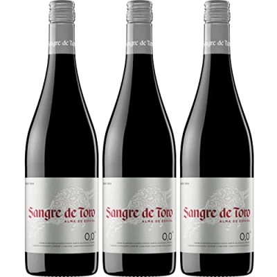 Abbildung von Miguel Torres Sangre de Toro Tinto 0.0 Rotwein alkoholfrei Wein trocken vegan Spanien Inkl. FeinWert E Book (3 x 0,75l)