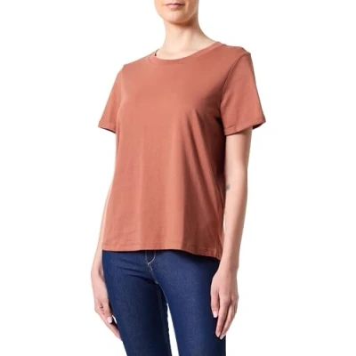 Abbildung von VERO MODA Damen VMPAULA S/S T Shirt NOOS Top, Russet, S