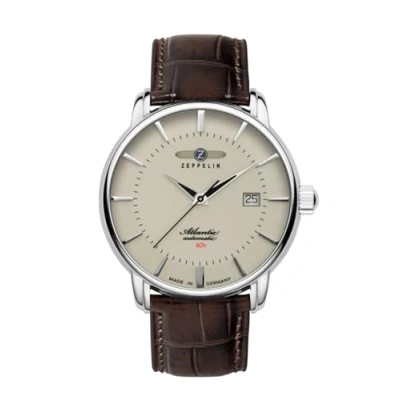 Abbildung von Zeppelin 8460 5 Herrenuhr Automatik Atlantic Braun/Beige