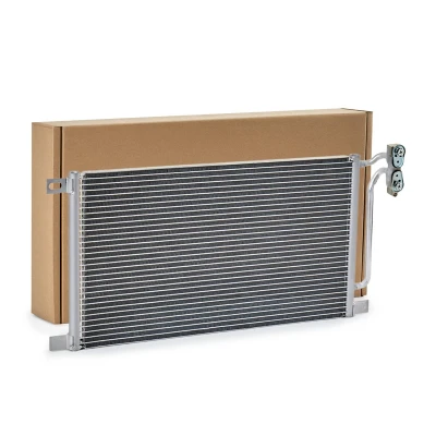 Abbildung von NISSENS 94527 Klimakondensator ohne Trockner Aluminium 560 R 134a BMW: 3 Touring, Coupe, Limousine