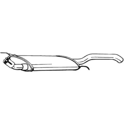 Abbildung von BOSAL 233 761 Endschalldämpfer VOLKSWAGEN: GOLF 3 Variant