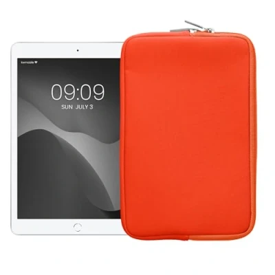 Abbildung von kwmobile Tablet Hülle kompatibel mit 8&quot; 8,4&quot; Universal Neopren Tasche Cover Case Schutzhülle Sleeve in Orange