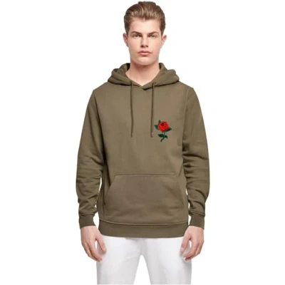 Abbildung von Mister Tee Men&#039;s MT1487 Rose Hoody Hooded Sweatshirt, Olive, XL