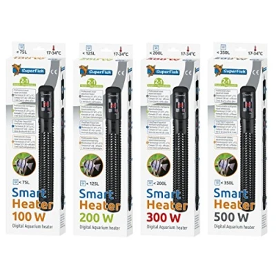 Abbildung von Superfish Smart Heater Digital 27 cm Heizung 300 Watt Bis 200 Lite...