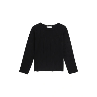 Abbildung von Danamade Strickpullover für Kinder, Größe: 146, Black