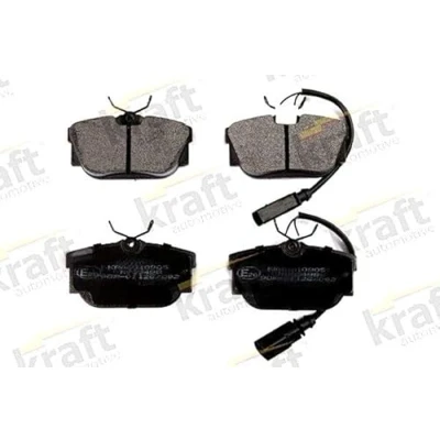 Abbildung von KRAFT 6010905 Bremsbelagsatz Hinterachse VOLKSWAGEN: Transporter 4 Bus, Kastenwagen, Pritsche / Fahrgestell