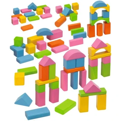 Abbildung von Eichhorn Spielbauklötze Bunte Holzbausteine, Made in Germany, FSC® schützt Wald weltweit