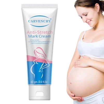 Abbildung von Ezyuanchly Dehnungsstreifen Creme für Frauen, Narbencreme, Körperfeuchtigkeitscreme, reduziert das Aussehen von Narben und Dehnungsstreifen, Körperstraffungscreme alle