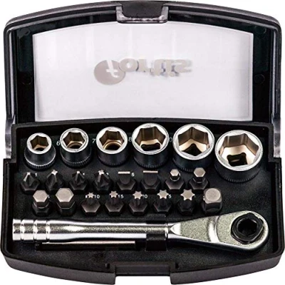 Abbildung von fortis Bit Set, 24 St., Sortiment mit Ratsche