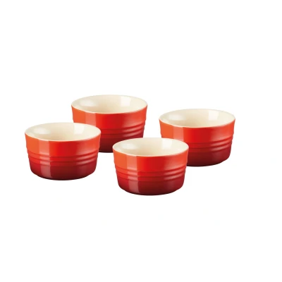 Abbildung von Le Creuset Ramekins Kirschrot ø 8 cm / 100 ml 4 Stück