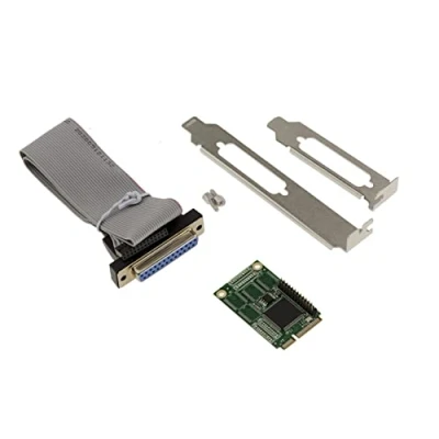 Abbildung von KALEA INFORMATIQUE Mini PCIe Karte 1 paralleler Port LPT DB25 SPP ECP Format mPCIe Full Size mit Chipsatz WCH CH384L